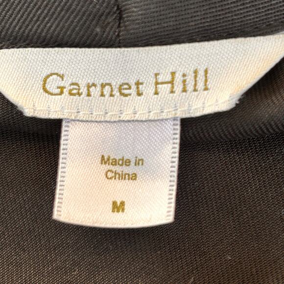 Garnet Hill Jacket Medium Black Rhinestone Whimsigoth Party Heart Wings Rock - Picture 11 of 13